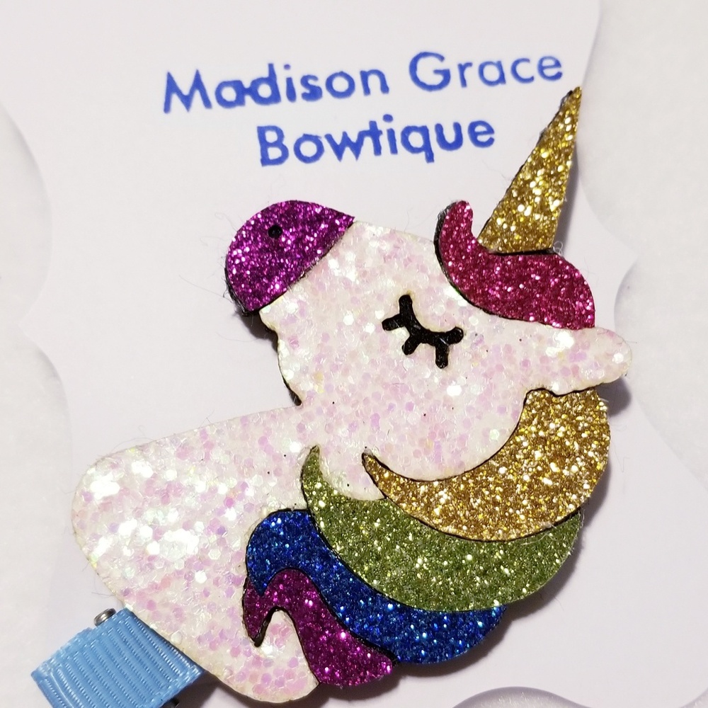 Unicorn hairclip